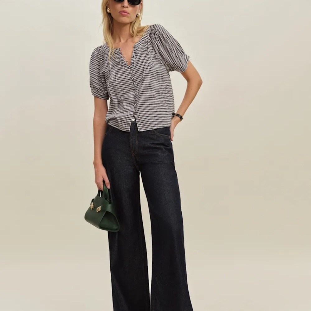 Reformation Calia Top Remy Check - Picture 4 of 6